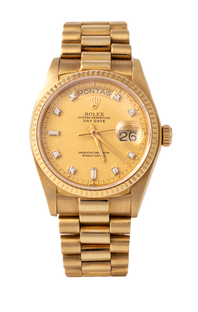 Rolexdaydate2_newimage Rolex Daydate oro 18kt | Quadrante con brillanti - Image 1